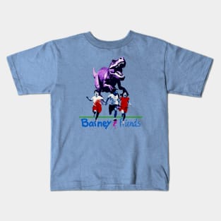 Dino Dash With Barney Kids T-Shirt